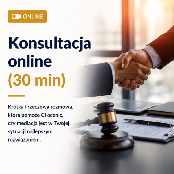 Konsultacja online (30 min)
