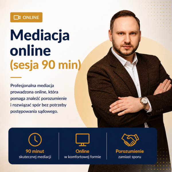 Mediacja online (sesja 90 min)